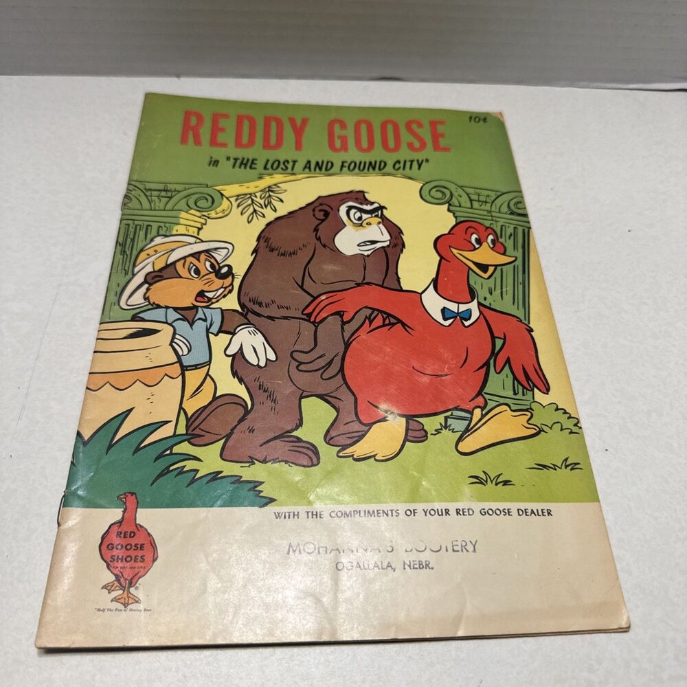 Red Goose Shoes Reddy Goose #3 Lost And Found City Comic Book 1959